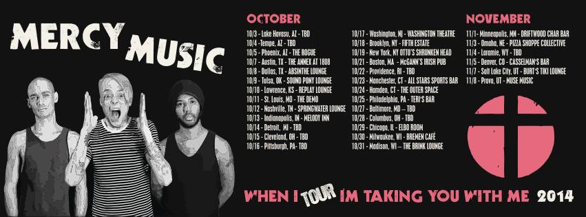 Mercy Music Tour Poster