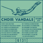 Choir Vandals tour paster